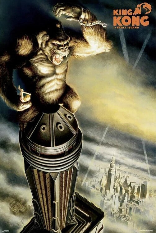 King Kong: Skull Island - On Top of Skyscraper – juliste