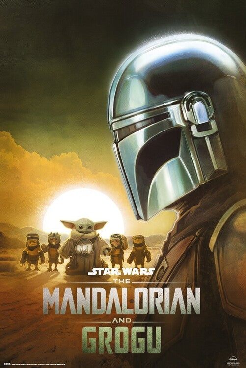 Star Wars: The Mandalorian and Grogu - Din Djarin – juliste