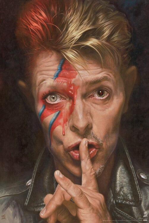 Sebastian Kruger - David Bowie – virallisesti lisensoitu juliste, 61×91.5 cm juliste