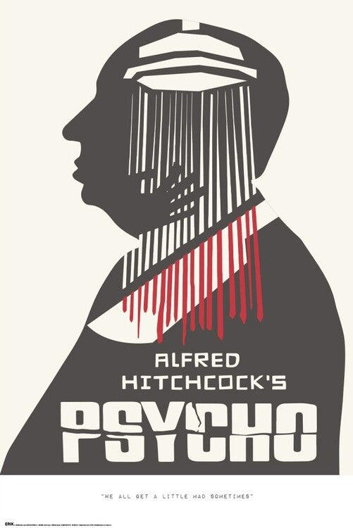 Alfred Hitchcock - Psycho – juliste