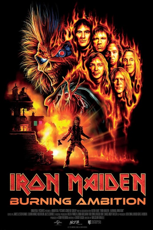 Iron Maiden - Burning Ambition – virallisesti lisensoitu juliste, 61×91.5 cm juliste