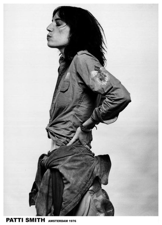 Patti Smith - Amsterdam ’76 – virallisesti lisensoitu juliste, 59.4×84.1 cm juliste