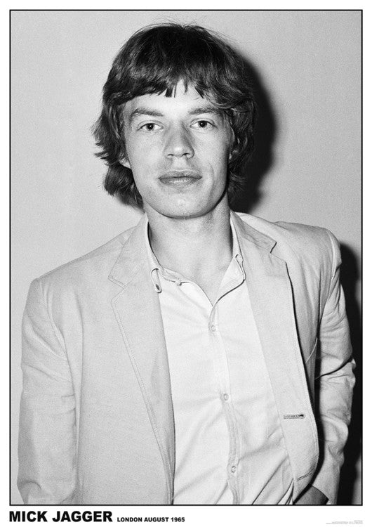 Mick Jagger - Rediffusion TV Studio, Wembley, London 27th August 1965 – virallisesti lisensoitu juliste, 59.4×84.1 cm juliste