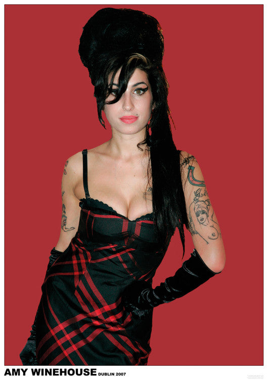 Amy Winehouse - Dublin 2007 – virallisesti lisensoitu juliste, 59.4×84.1 cm juliste