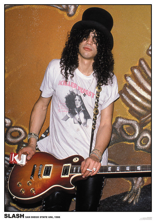 Slash - San Diego University 1988 – virallisesti lisensoitu juliste, 59.4×84.1 cm