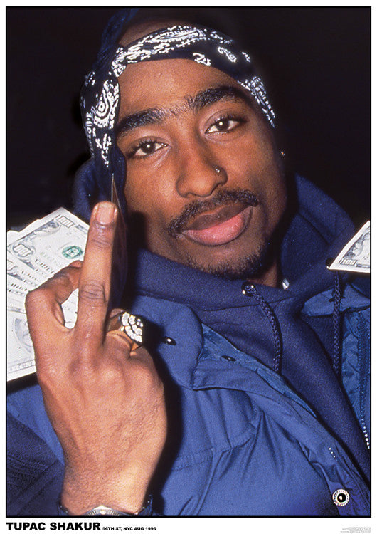 Tupac - Finger – virallisesti lisensoitu juliste, 59.4×84.1 cm juliste
