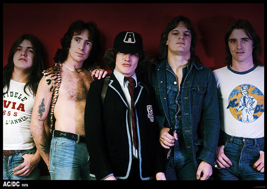 AC/DC - 70s Group – virallisesti lisensoitu juliste, 84.1×59.4 cm juliste