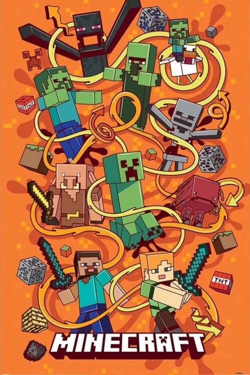 Minecraft (Orange)